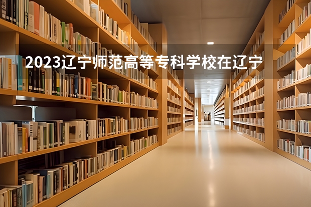 2023辽宁师范高等专科学校在辽宁高考专业计划招生多少人