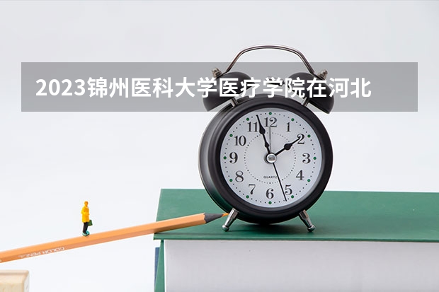 2023锦州医科大学医疗学院在河北高考专业计划招生多少人